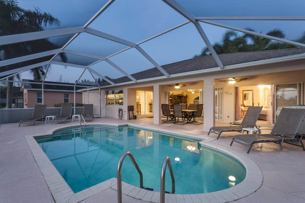 Florida Waterfront Home with WiFi Private Pool Short Drive to Beach
