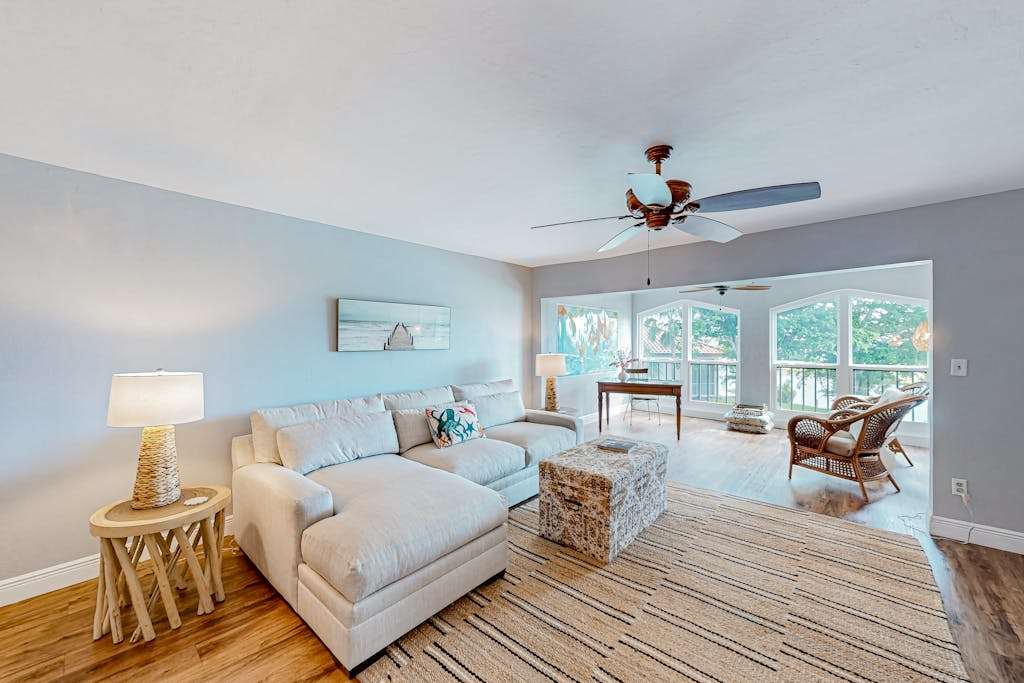Waterfront condo with balcony pool pickball & tennis & walking paths