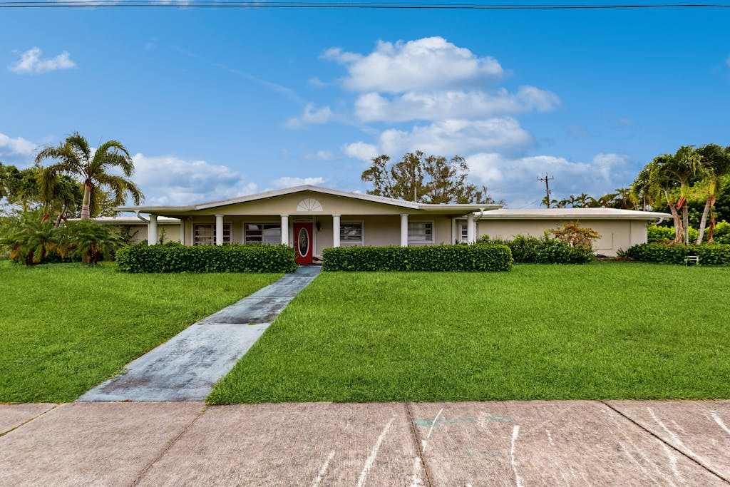 Luxurious single level retreat with indoor pool game room & modern comforts