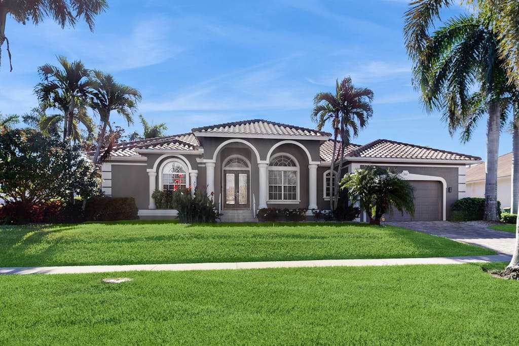 Waterfront home with saltwater pool pool spa central AC washer & dryer & office space