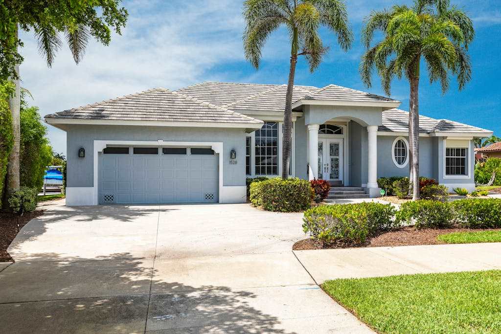 Luxurious waterfront home with private pool & spa