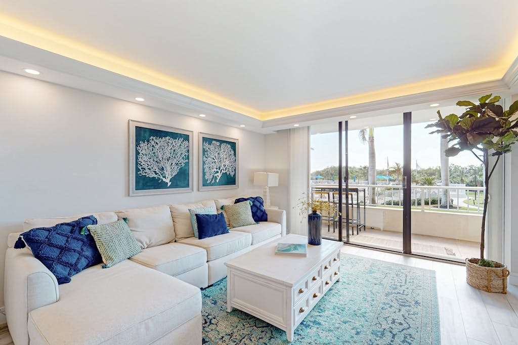 Recently remodeled condo with water views community pool & private washer & dryer