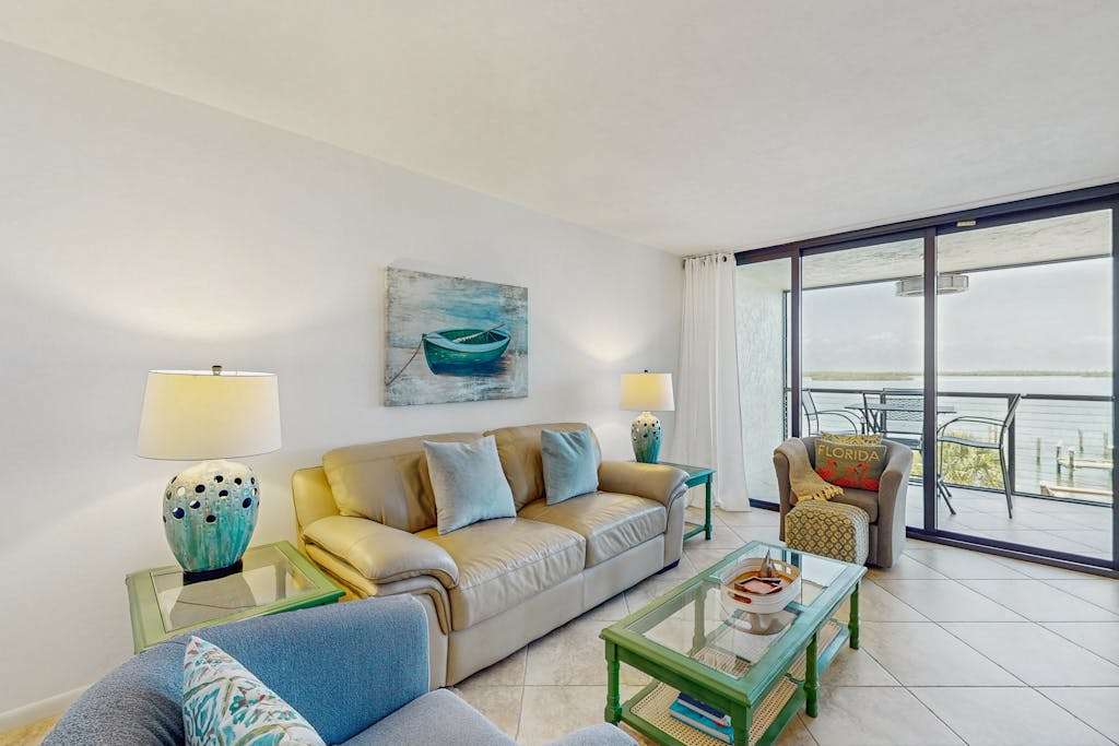 Oceanview Condo Comfort with Pool Beach Access & Boat Dock