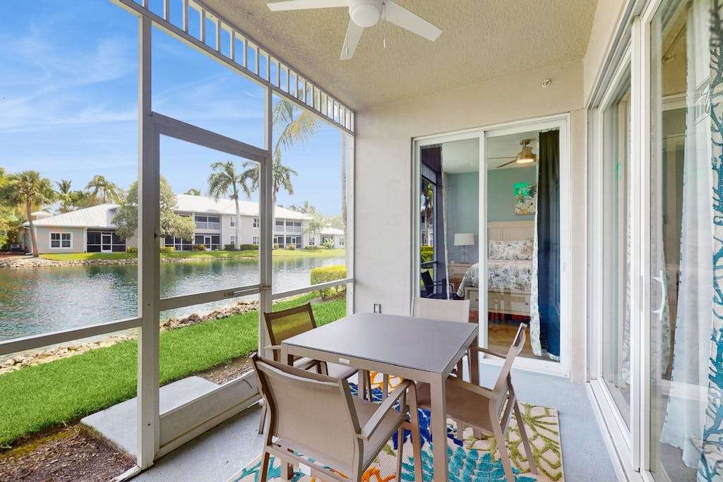 Relaxing lakefront condo with pool hot tub tennis kitchen