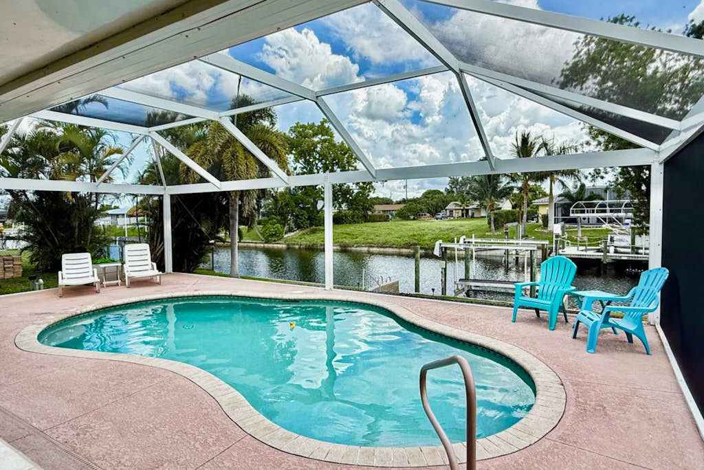 Gorgeous coastal home with private pool dock & close to everything
