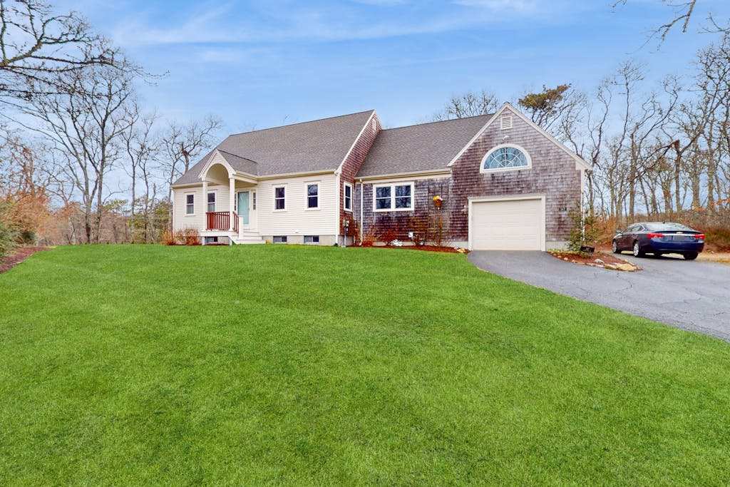 Ideally located home with yard, grill, bikes, gas fireplace, streaming, washer & dryer, AC