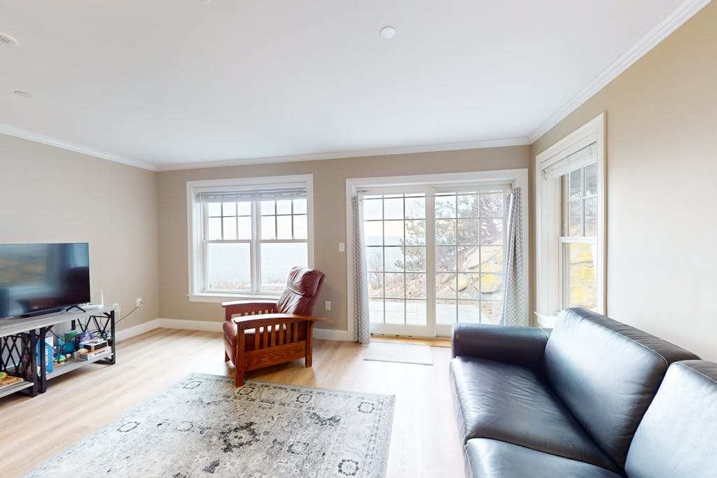 Sleek, modern home with central AC - steps to private beach & near trail