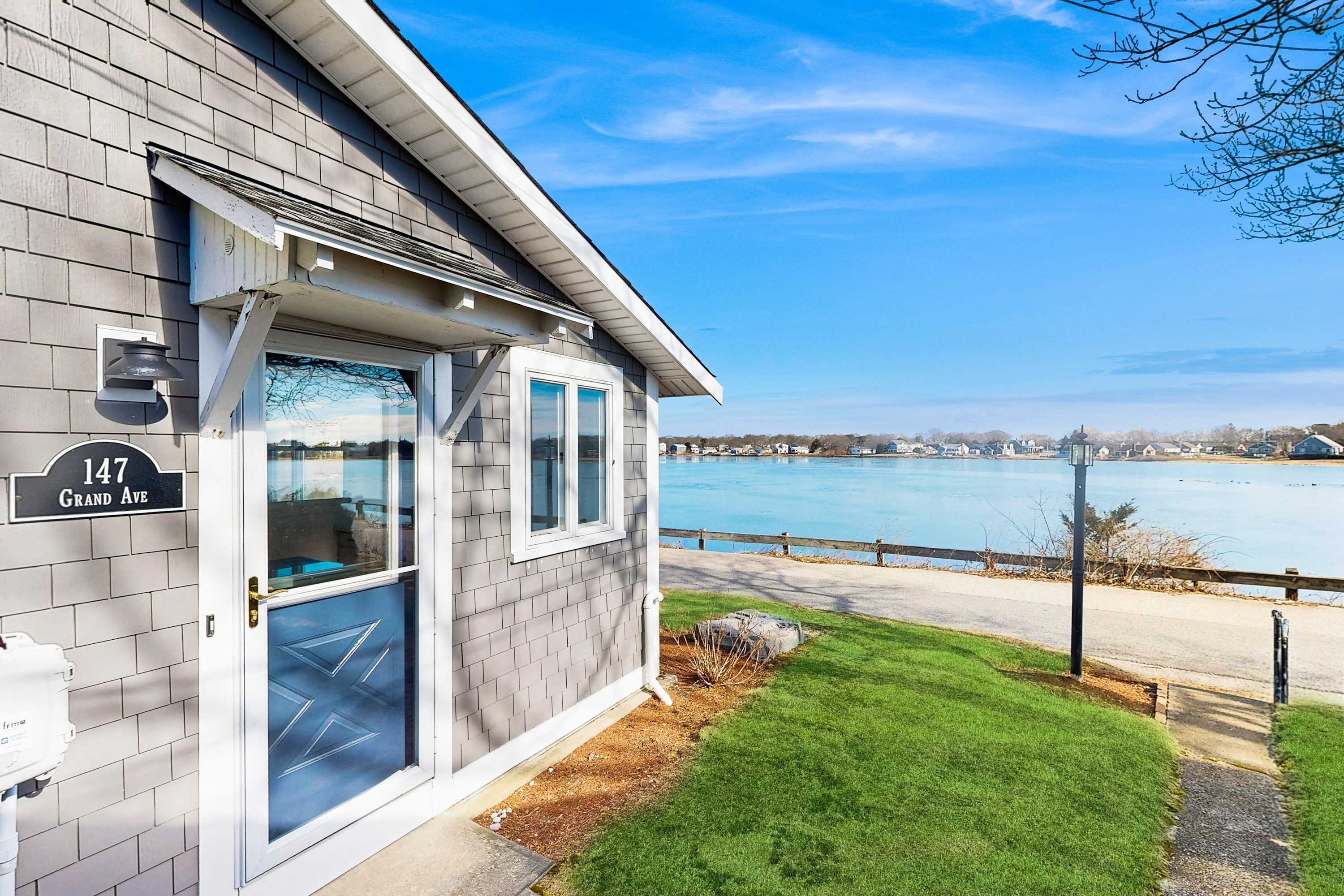 Waterfront home with lake views - walk to Falmouth Heights Beach