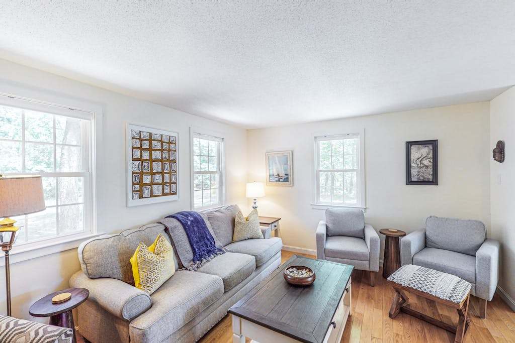 Dog-friendly home with enclosed yard & firepit - near Rail Trail & beaches