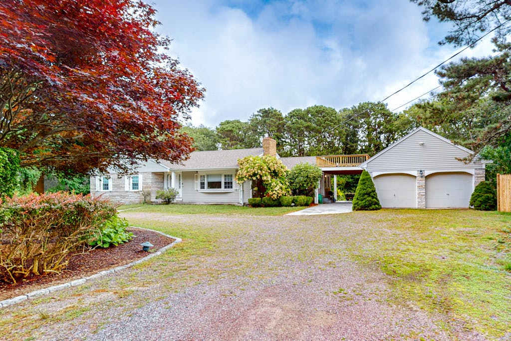 Family home with association beach access and elevated deck