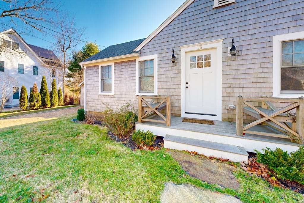 Cottage with water views from front yard, central ac & fireplace