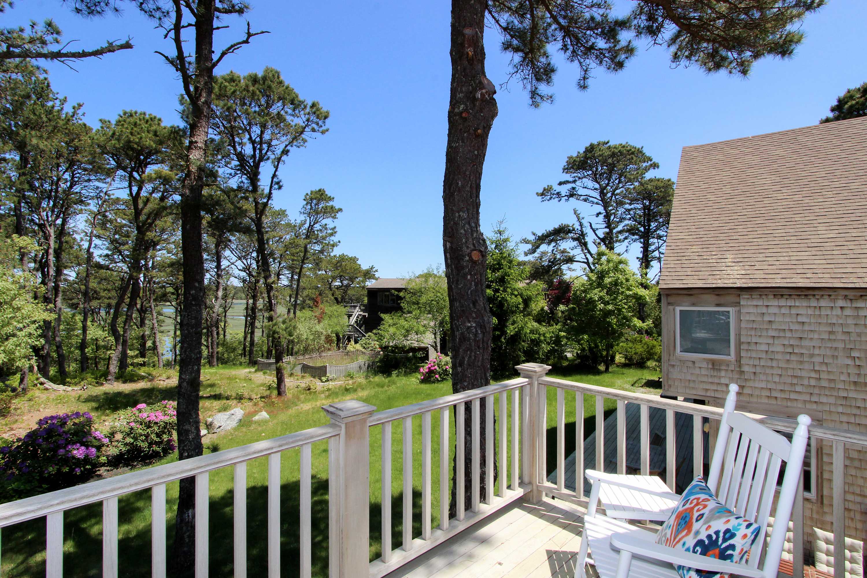 Striking Home with Scenic Marsh Views, Multiple Living Areas, Stroll to Bay