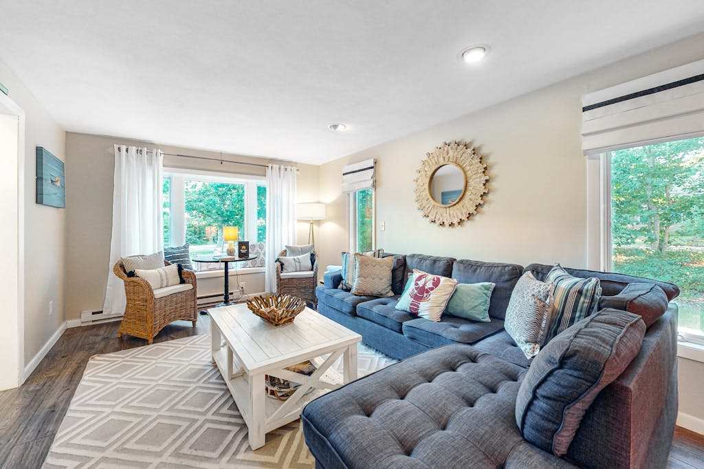 Modern home in a great location with large yard & private patio