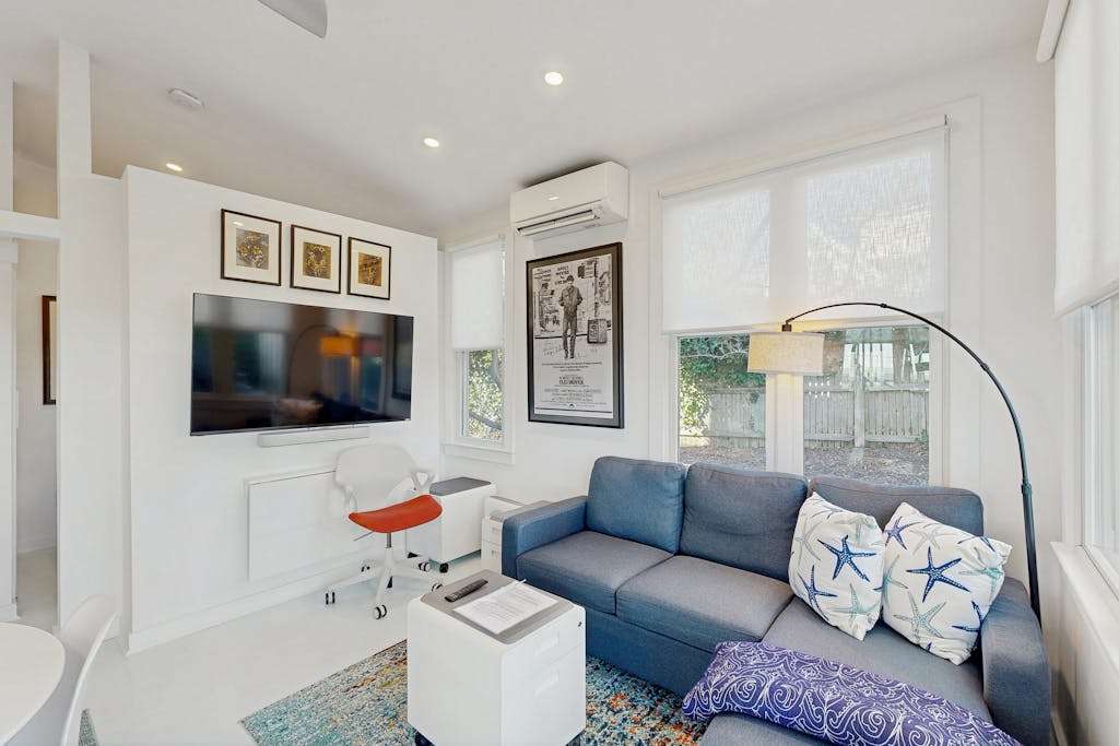 Stylish seaside escape with harborview rooftop deck, patio & steps to nightlife