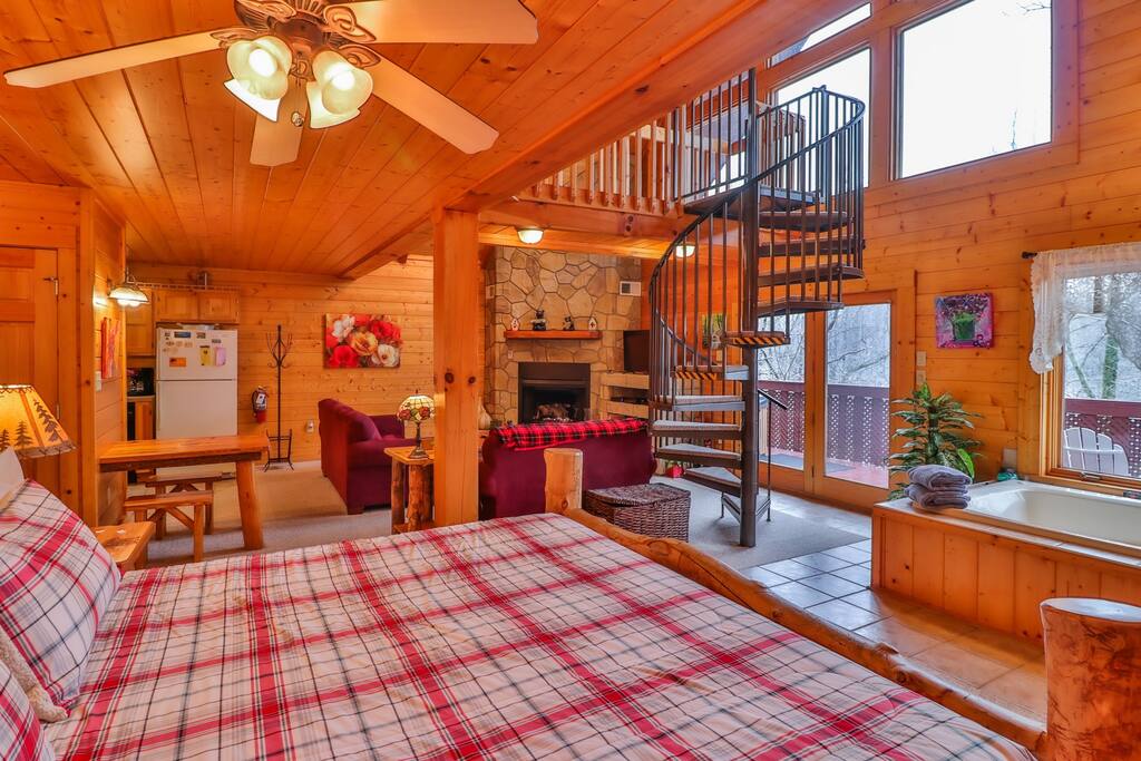 Curl up with a book and enjoy the quiet of the forest.