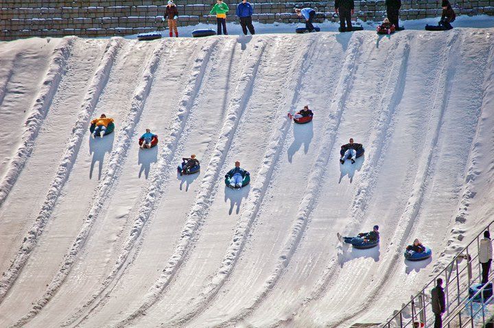 Experience exhilarating snow tubing just moments from your vacation rental!
