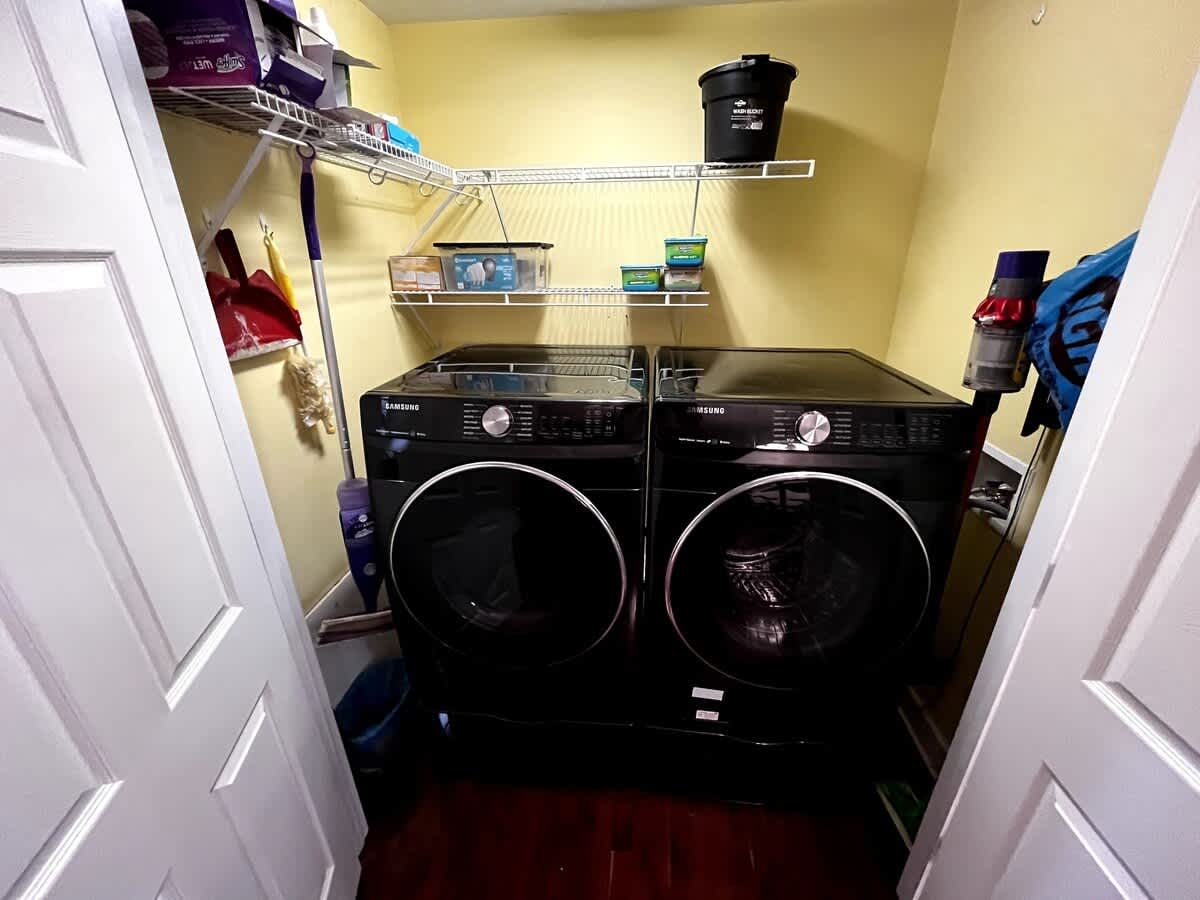 Laundry Room: Modern appliances make cleanup a breeze after your outdoor adventures!