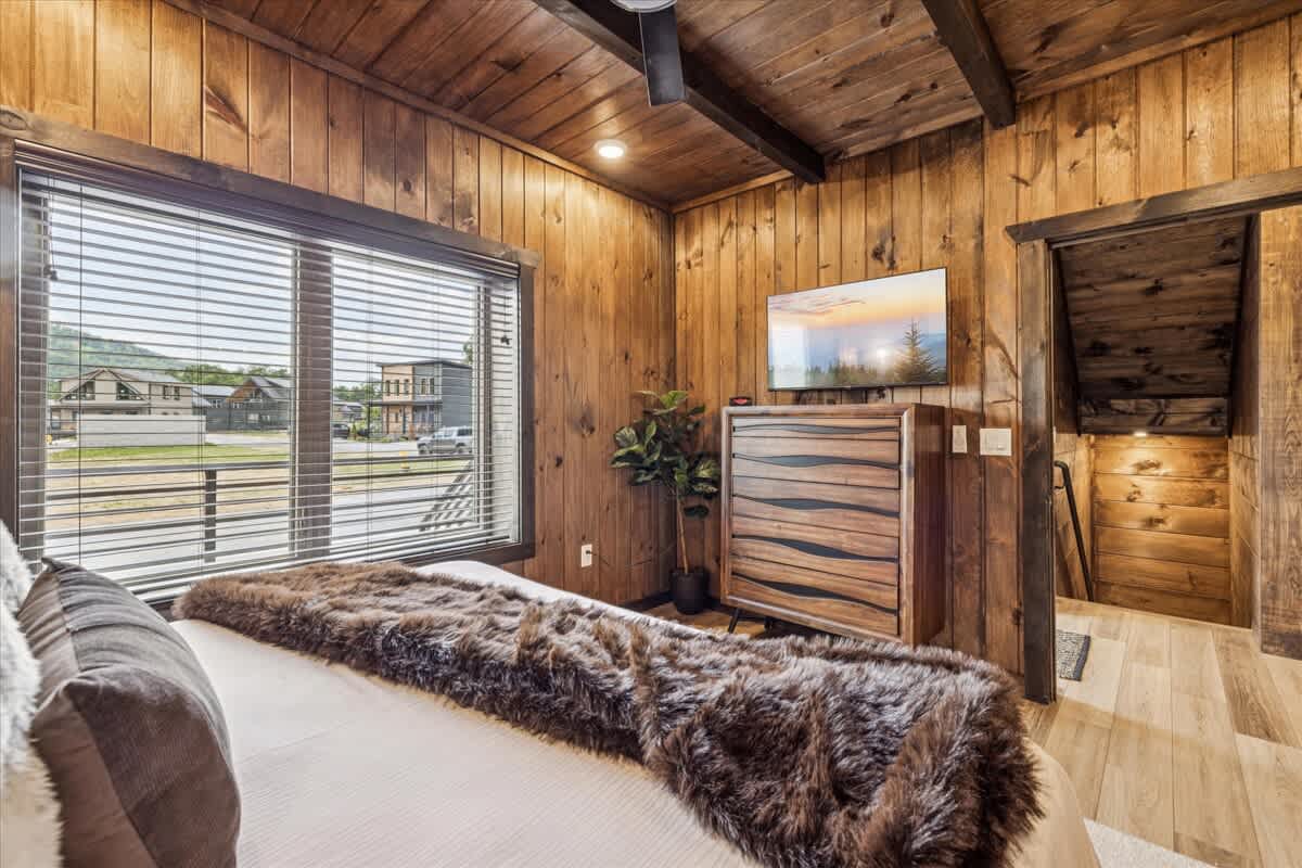 Smart televisions in the bedrooms. 