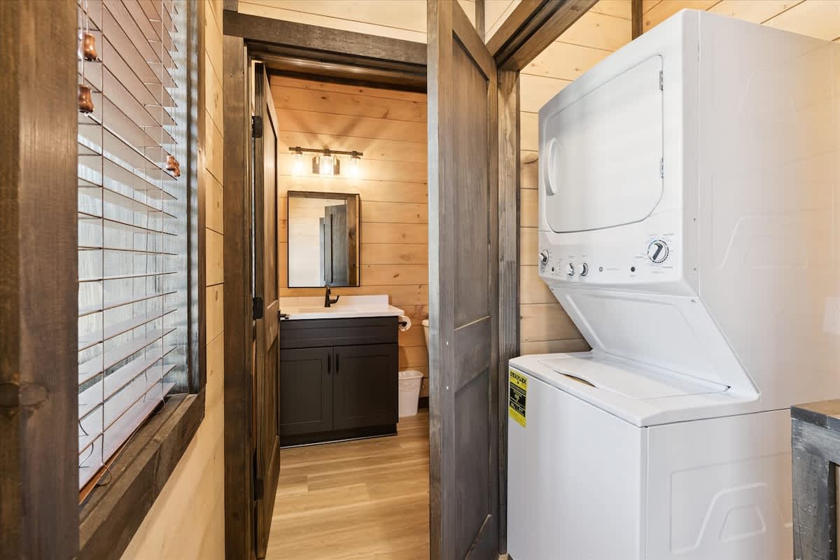 Laundry Room: Streamline your stay with in-unit laundry—convenience at your fingertips!