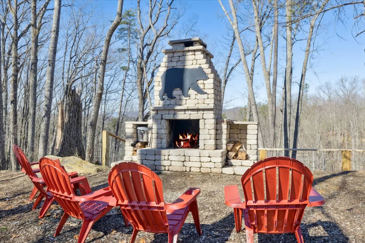 Firepit for s’mores and stories under the stars.