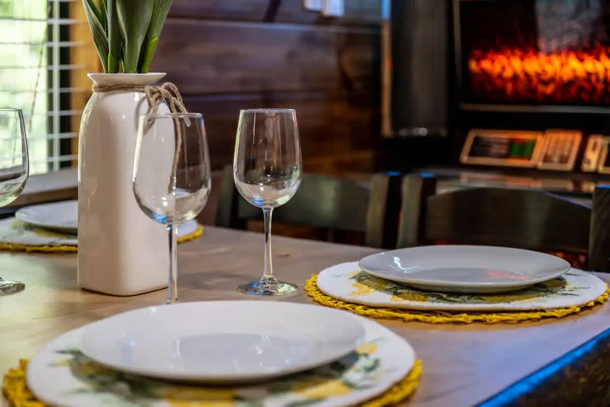 Share meals and laughter around the dining table.
