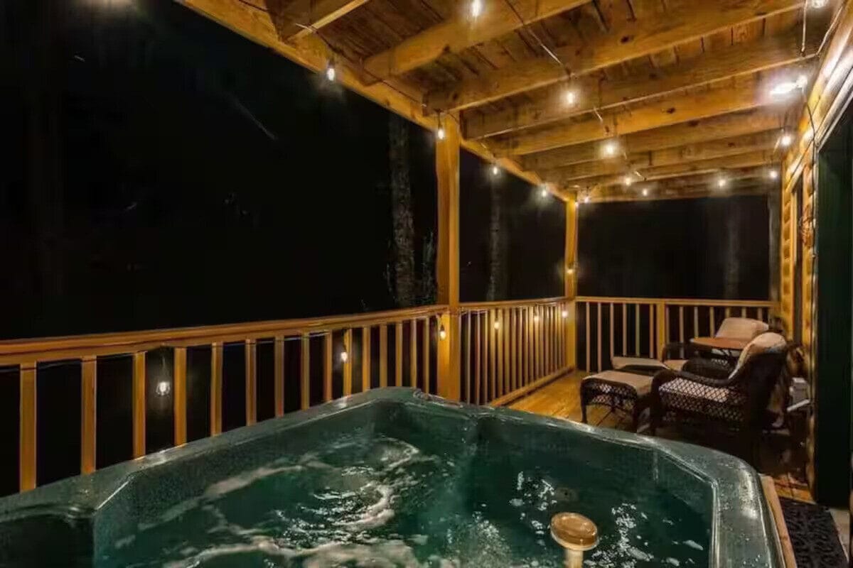 Soak away the day after Dollywood fun.
