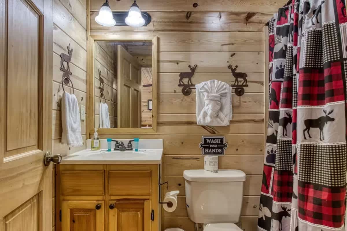 Private bathrooms in guest bedrooms for ultimate comfort.
