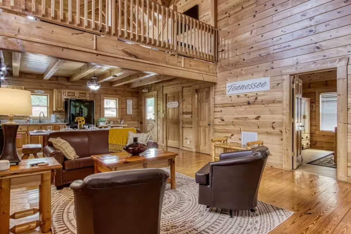 Comfortable seating for relaxing after a day of adventure.
