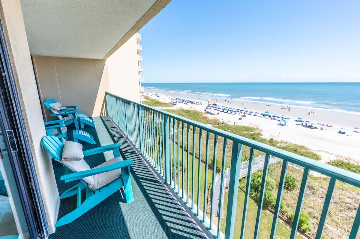 Direct Oceanfront Views from the Large Balcony