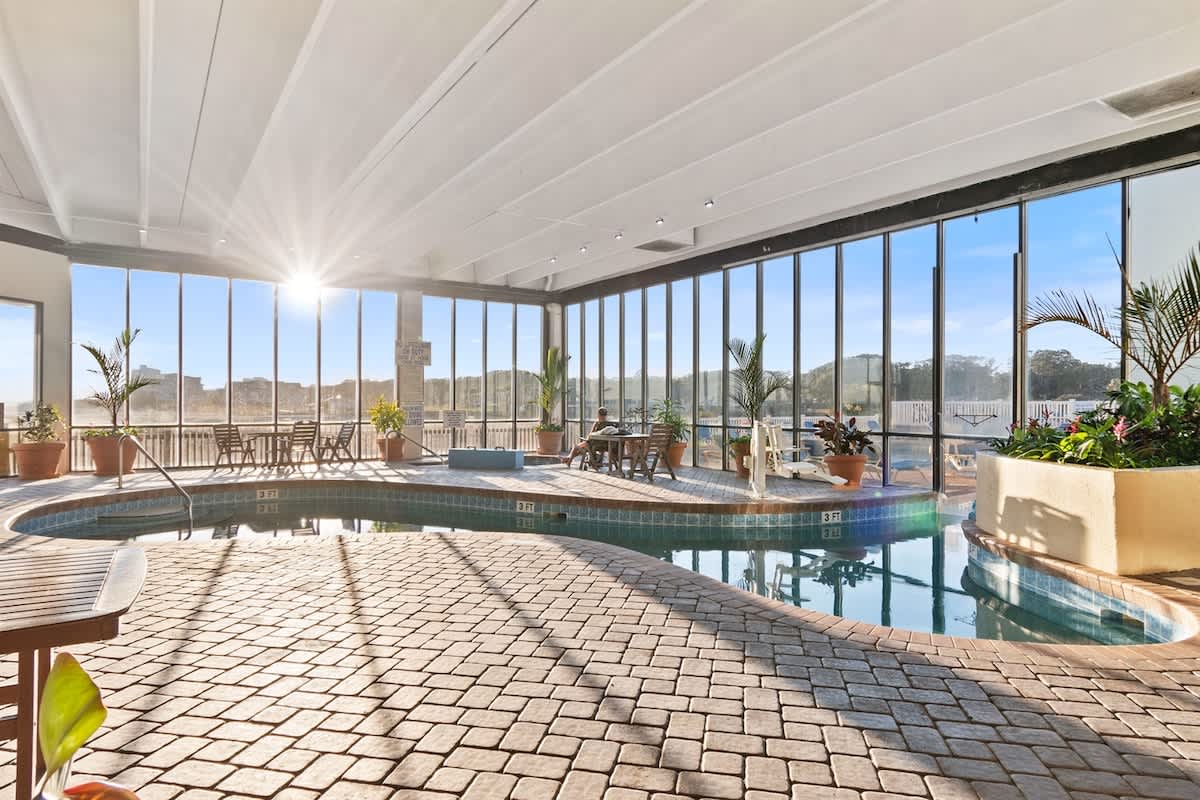 Beautiful Indoor Pool Area