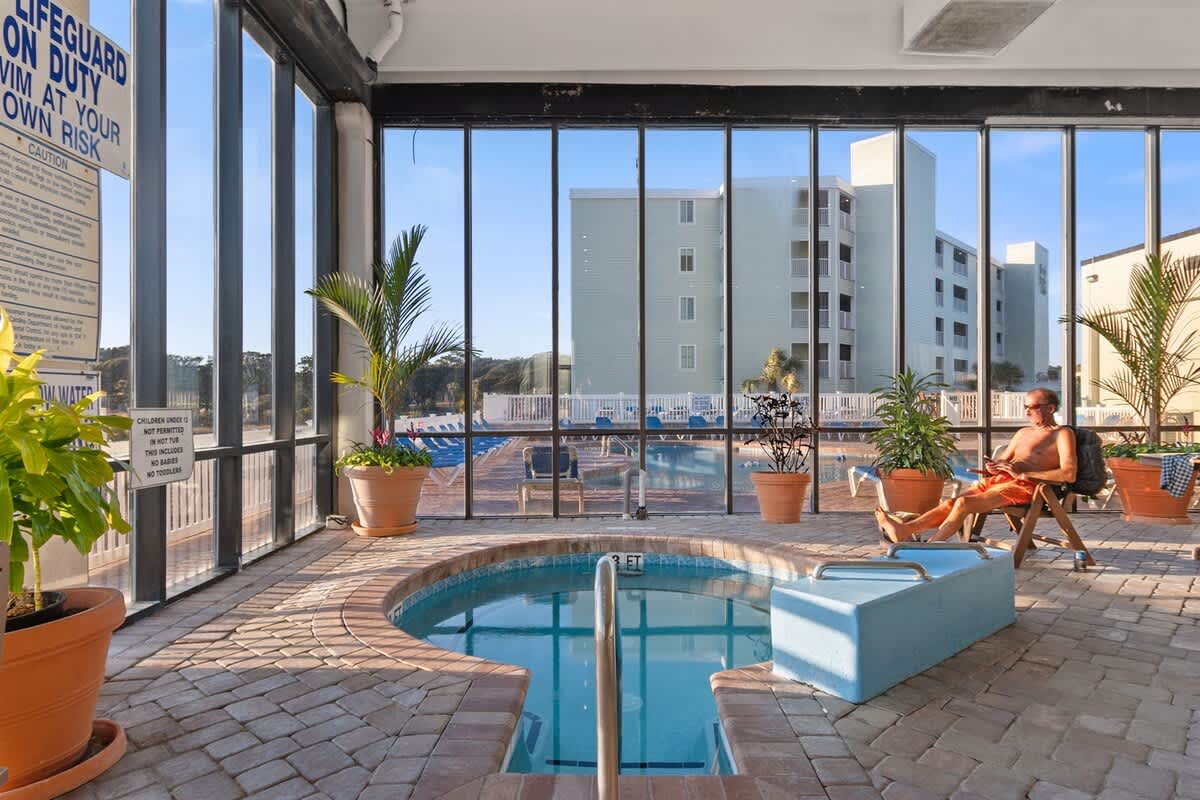 Beautiful Indoor Pool Area