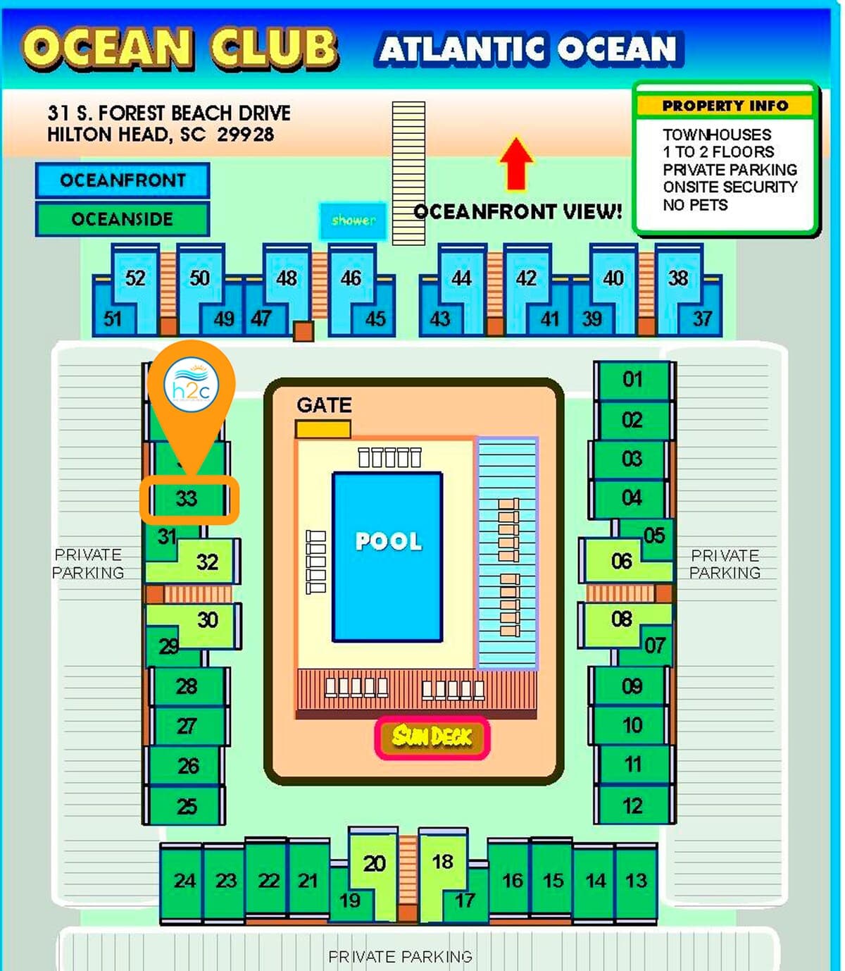 Ocean Club Map