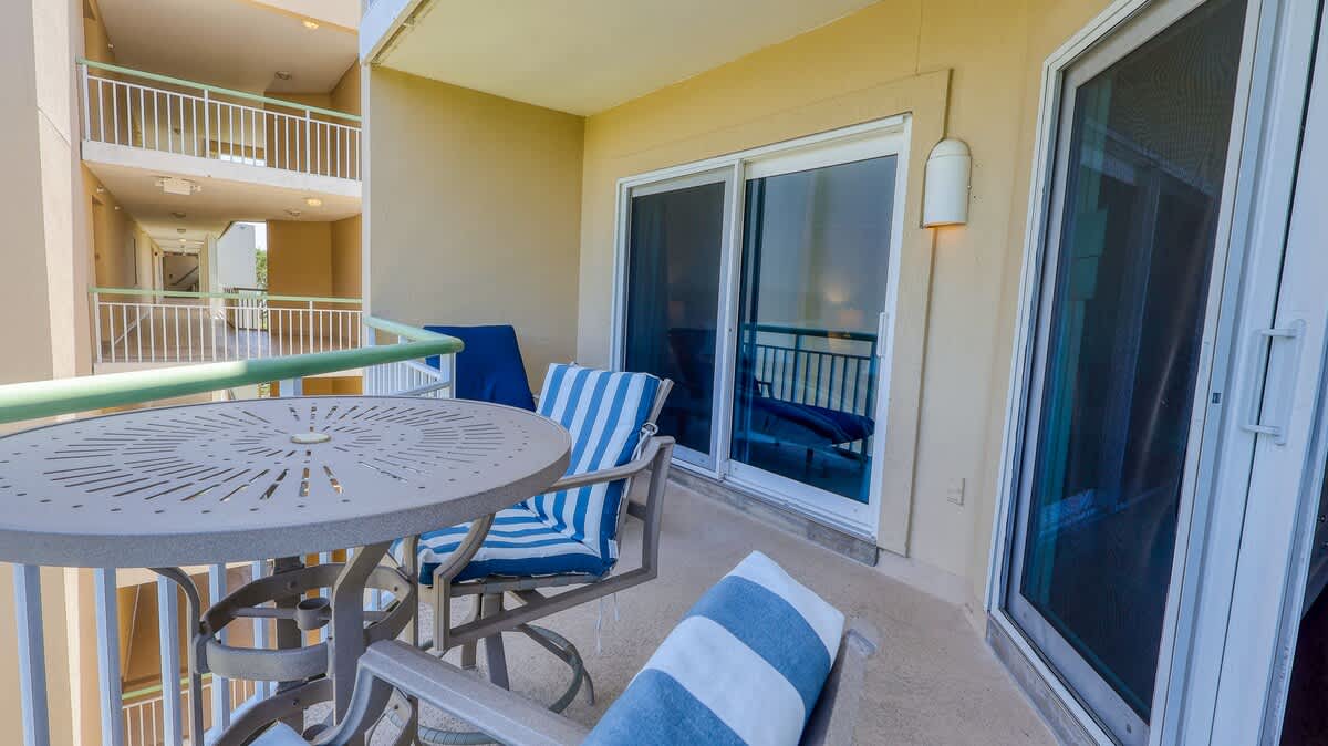 Ocean and Pool View Balcony