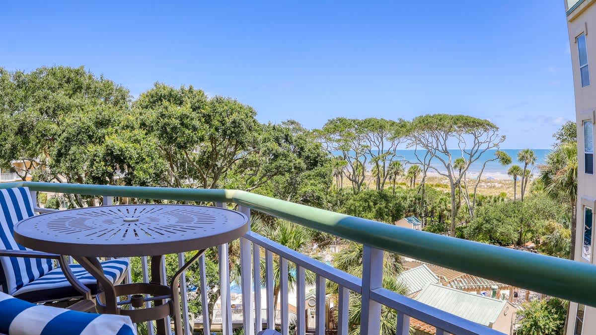 Ocean and Pool View Balcony