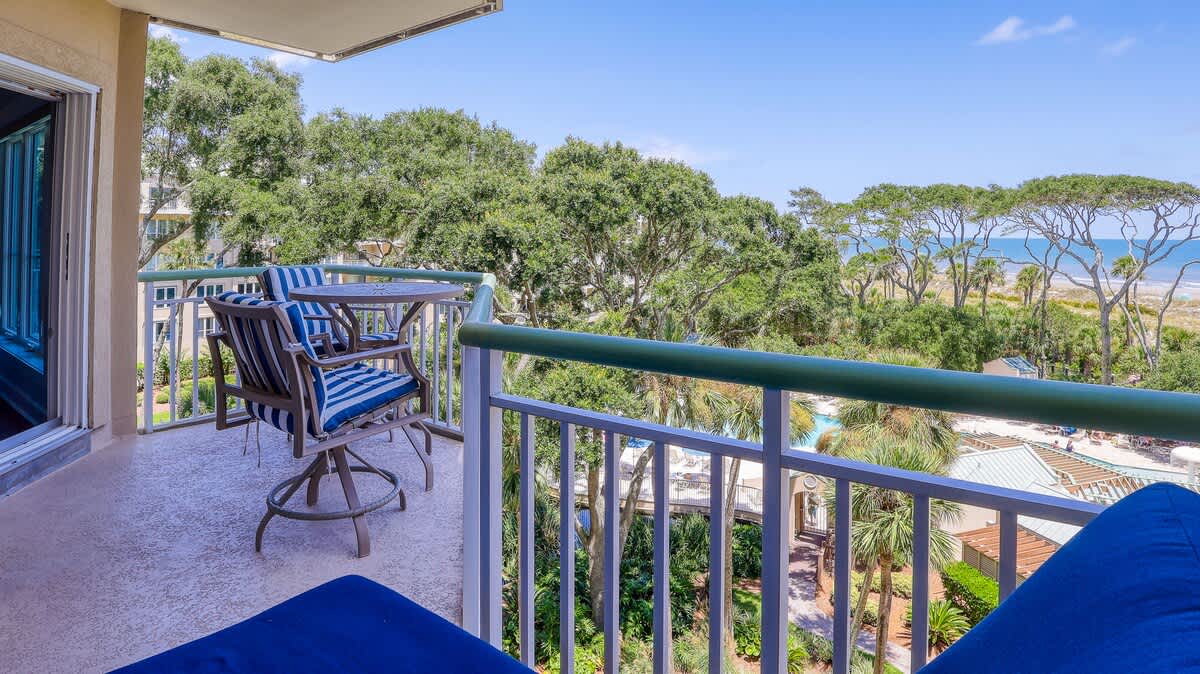 Ocean and Pool View Balcony