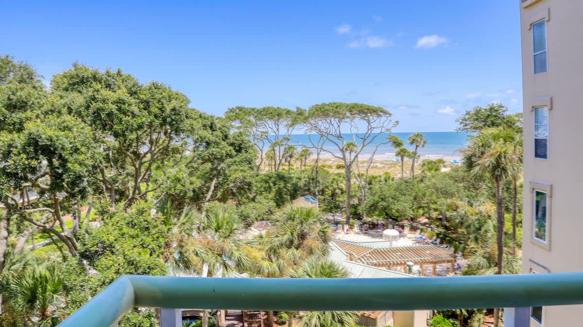 Ocean and Pool View Balcony