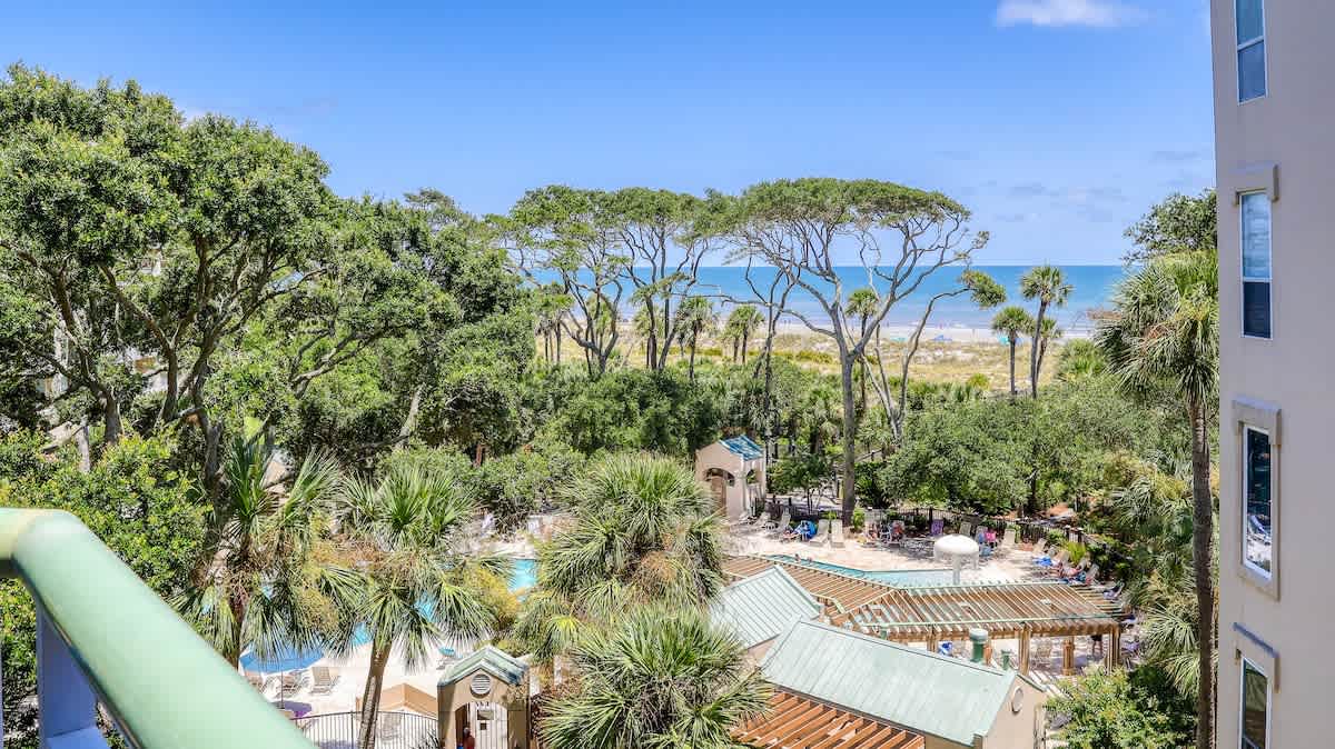 Ocean and Pool View Balcony