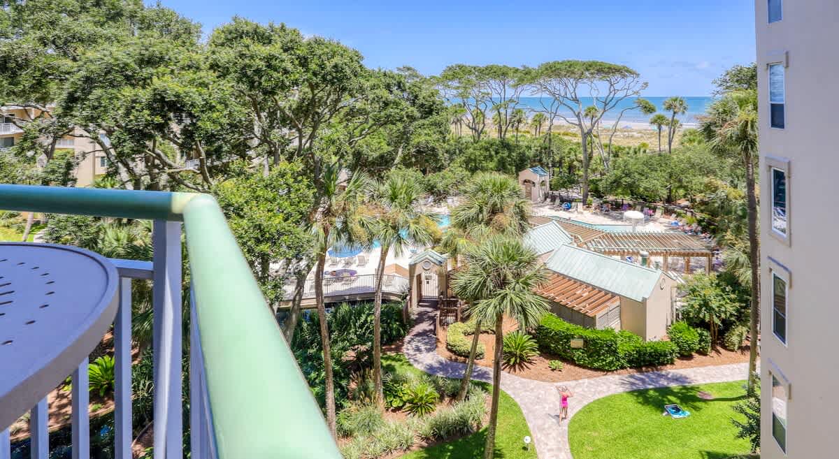 Ocean and Pool View Balcony