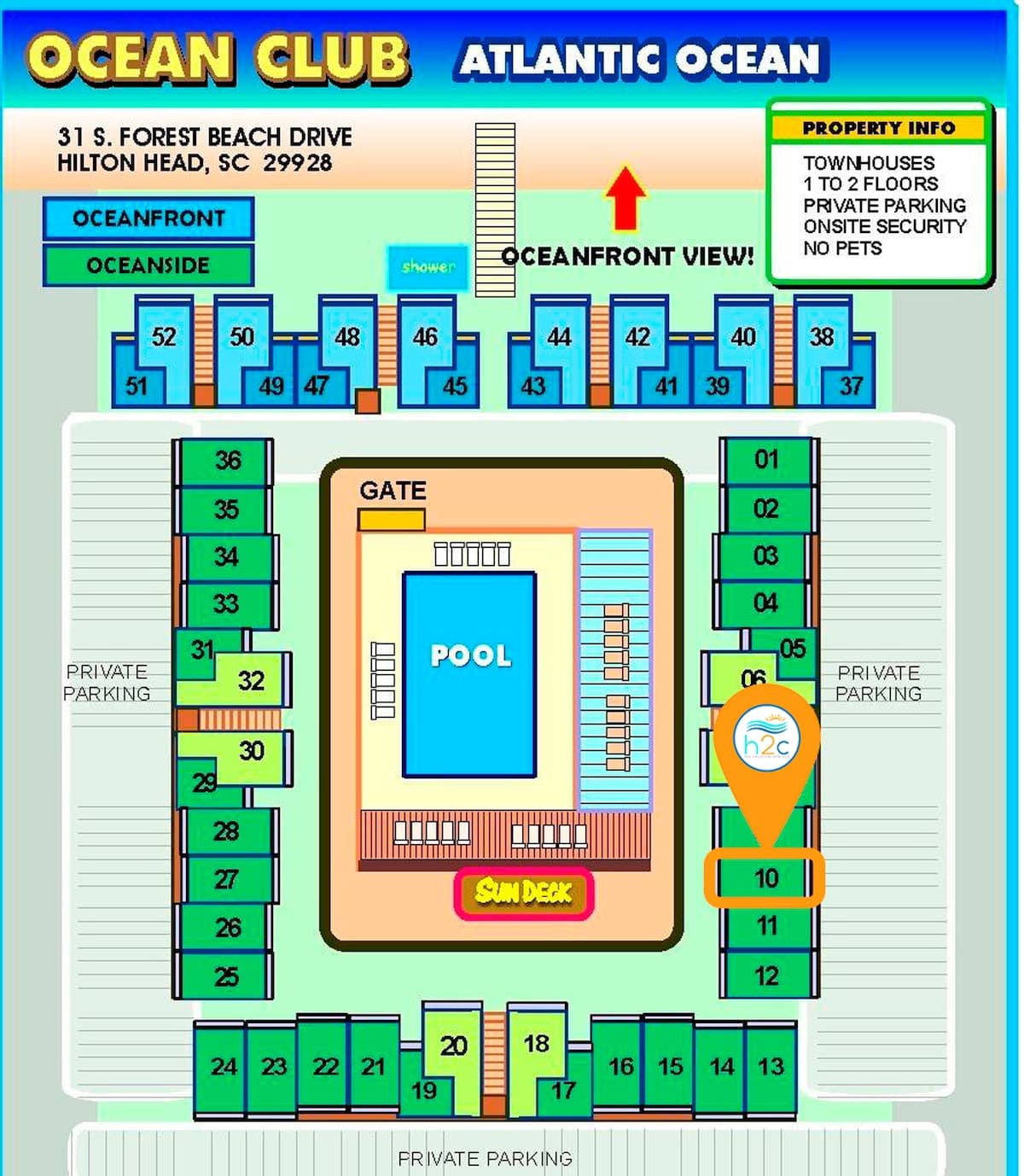 Ocean Club Map