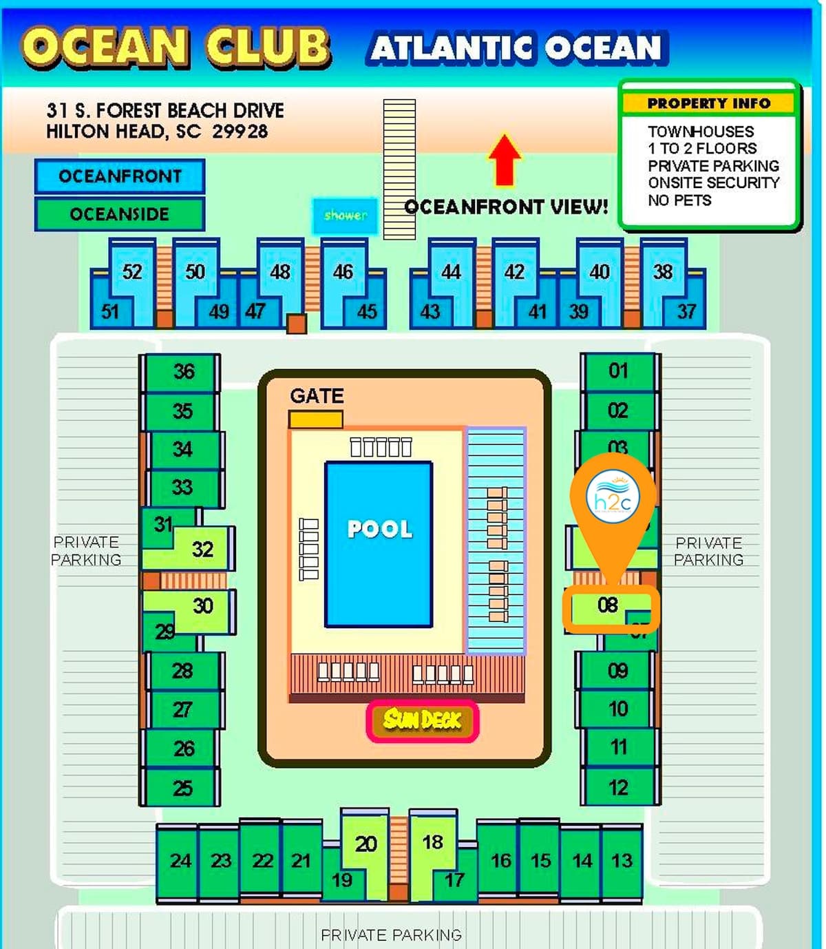 Ocean Club Map
