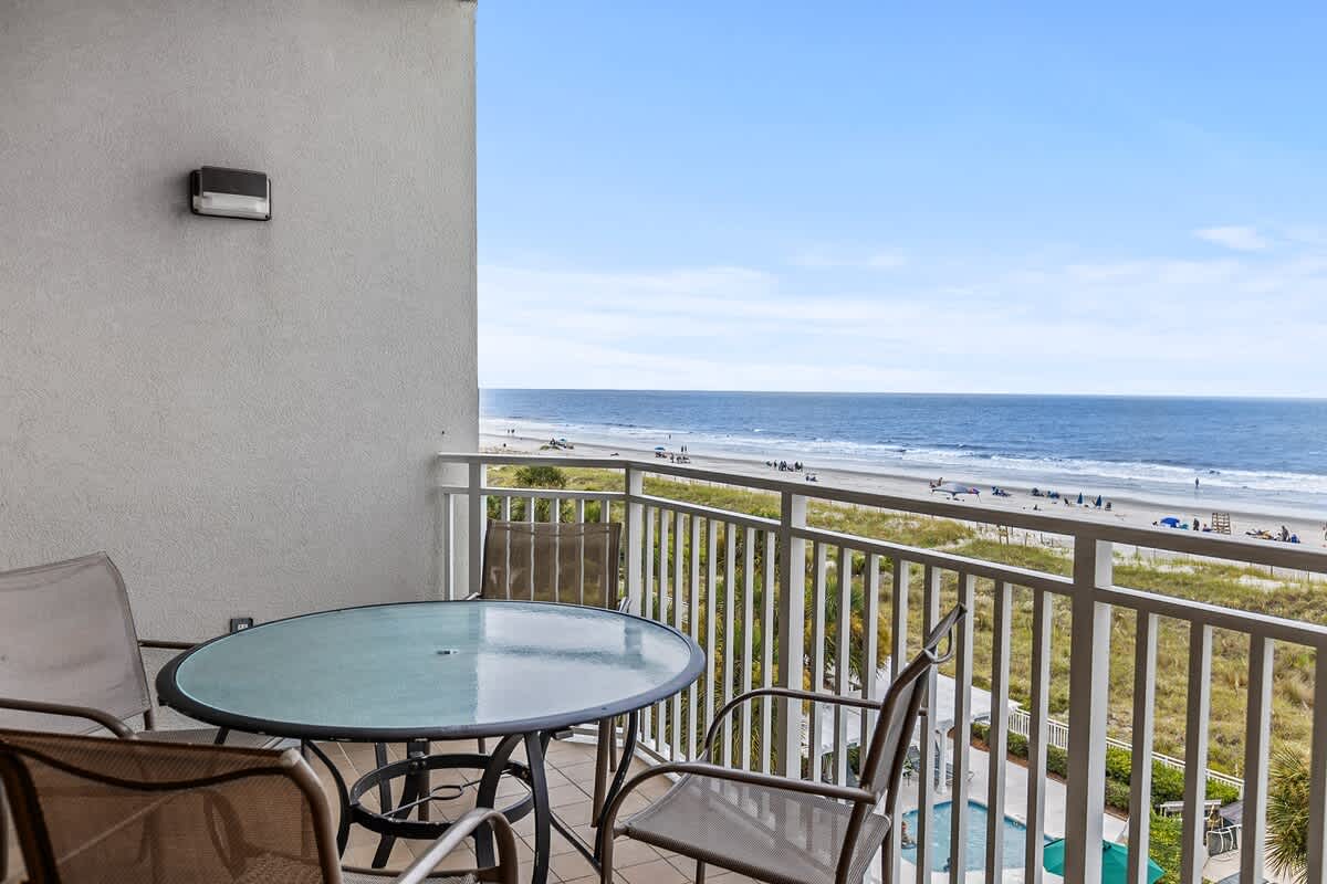Balcony Shared by Primary Suite and Living Area
