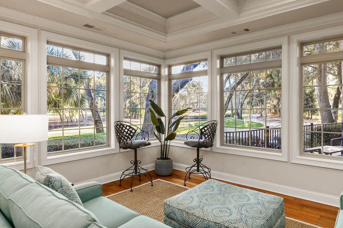 Living Area with Views of the 14th Green
