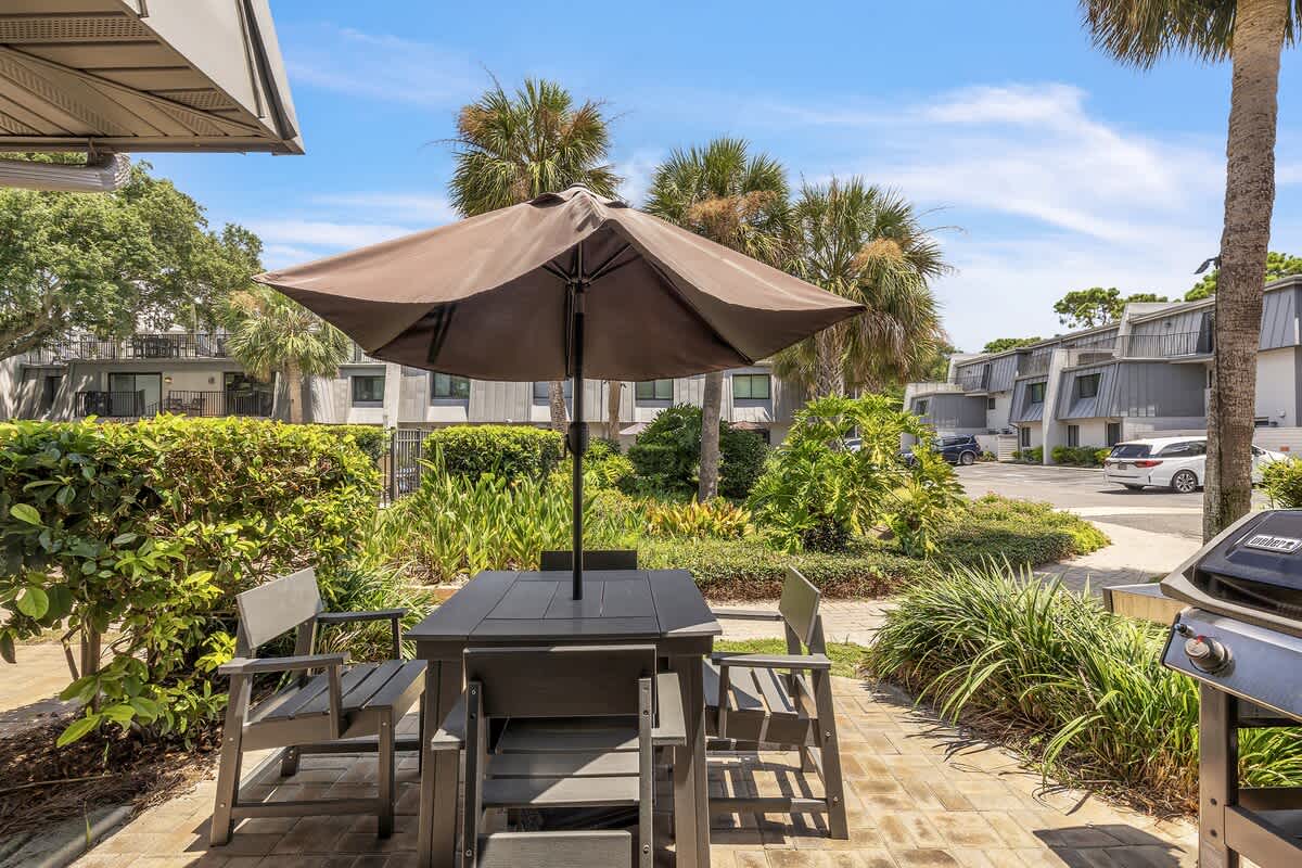 Private Patio with Grill near Community Pool