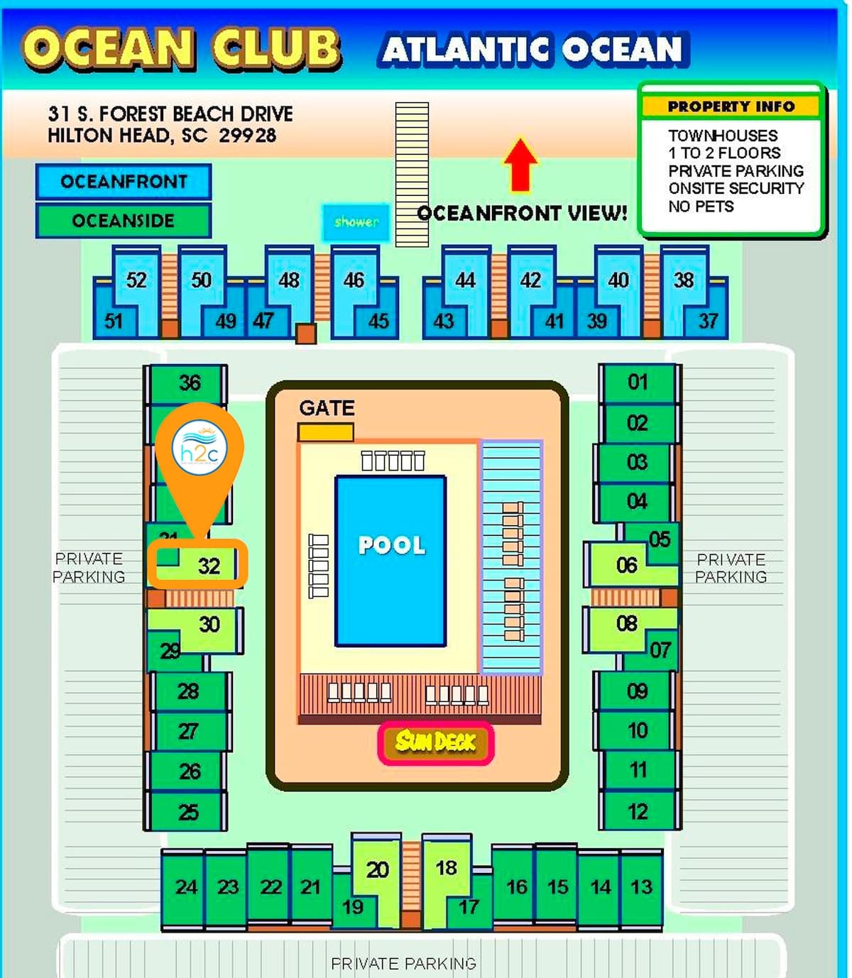 Ocean Club Map