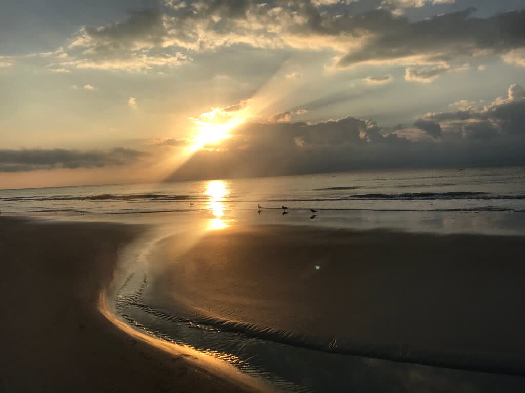 Sunset in Front of 51 Ocean Club!