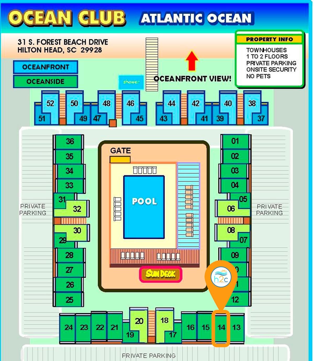 Ocean Club Map