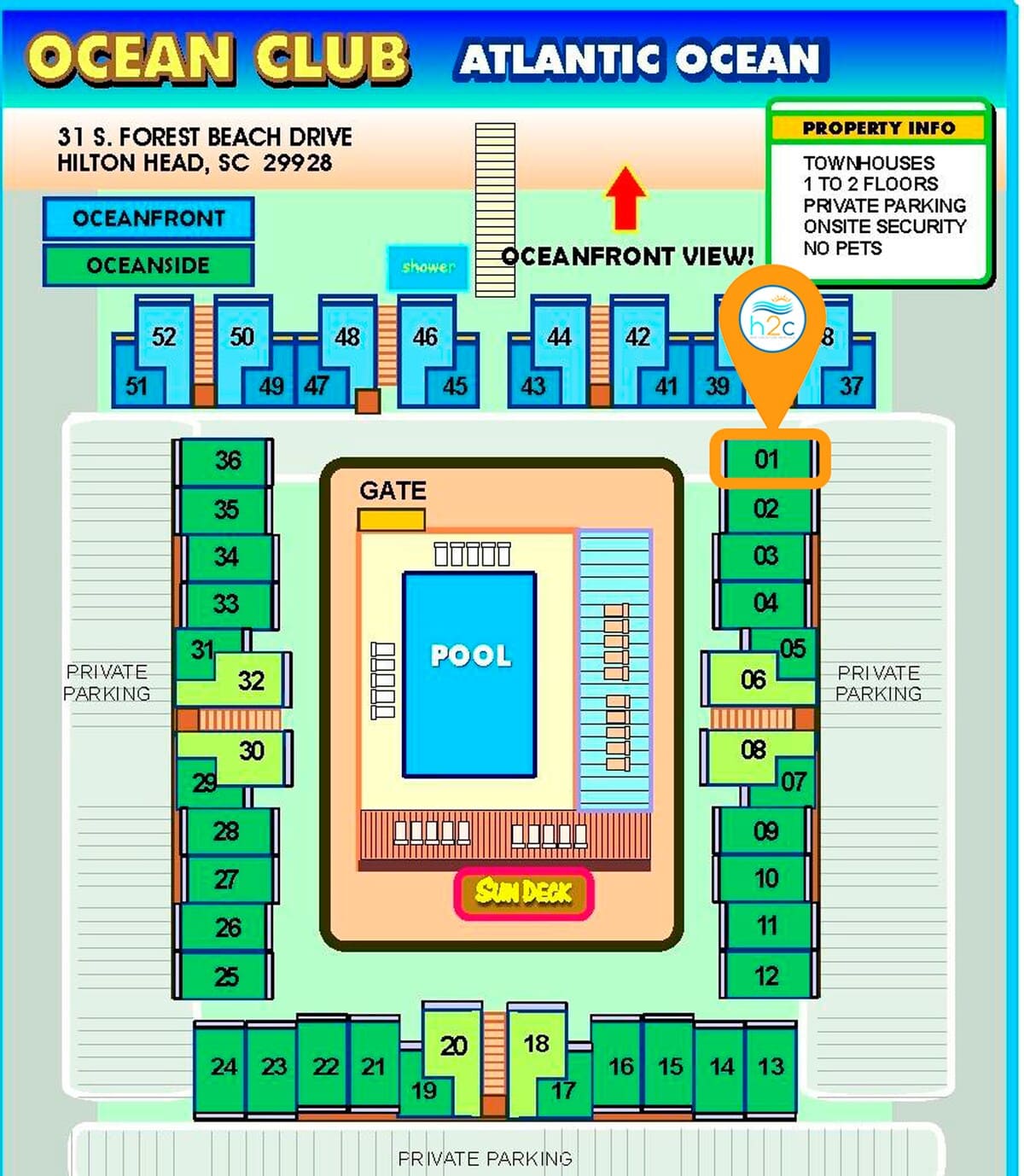 Ocean Club Map