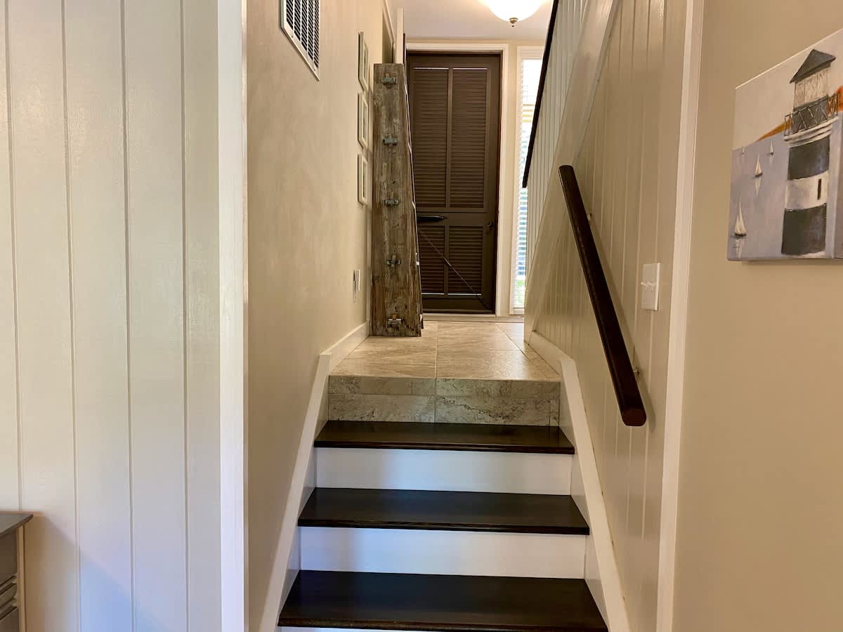 Stairwell from Ground Level to Entry Level