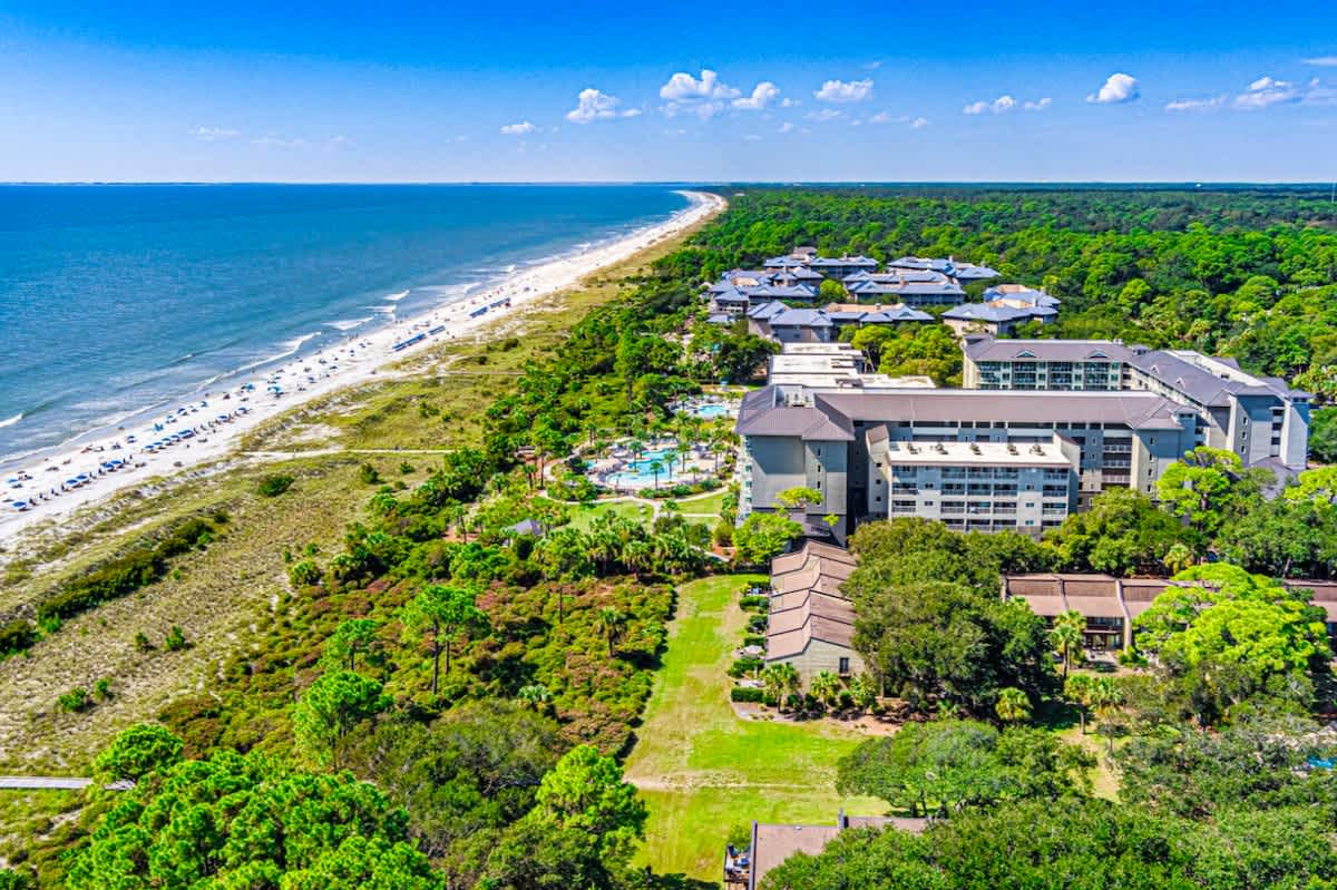 Aerial of Villa Complex