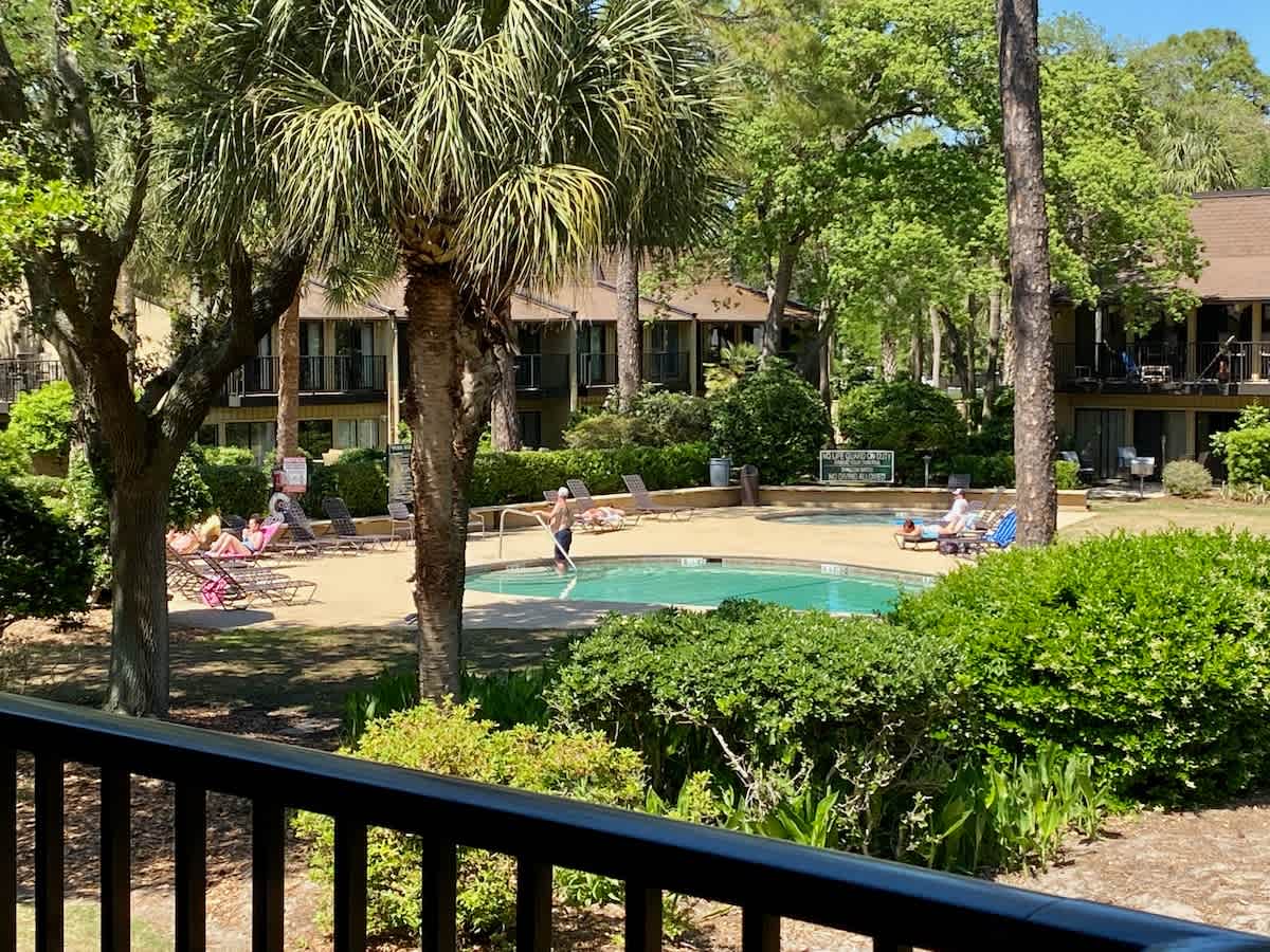 2nd Level Balcony with Views of Pool